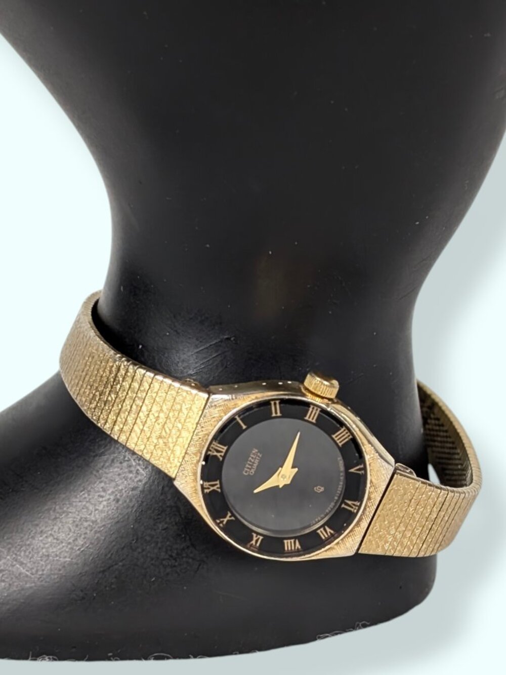 Vintage Citizen Quartz Gold Tone Watch (Functional, New Battery)